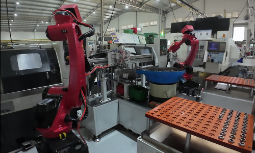 CNC Loading & Unloading Robot Commissioning Project