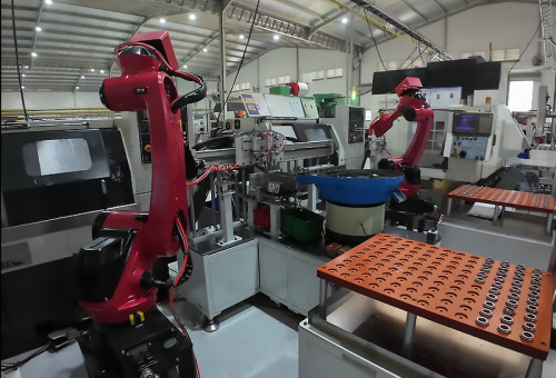 CNC Loading & Unloading Robot Commissioning Project