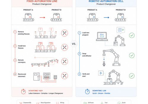 Automation vs. Robotics: Key Differences, Types, and How to Choose the Right Solution for Your Factory