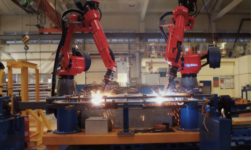 Automation Solution for Automotive Parts Welding Robots