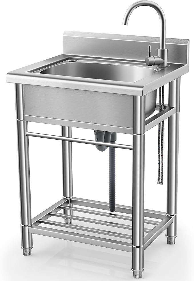 stainless steel laundry sinks