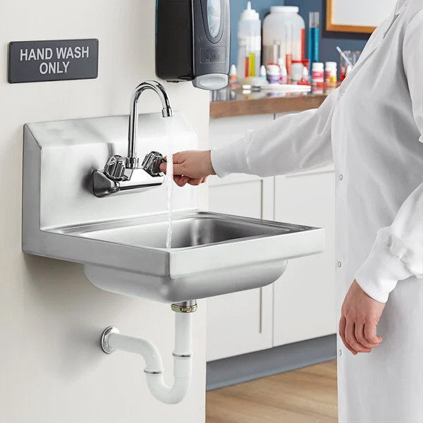 commercial hand washing sink height