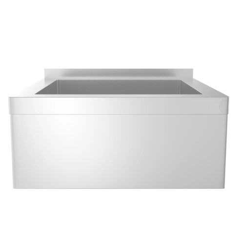 16-Gauge Stainless Steel One Compartment Floor Mop Sink