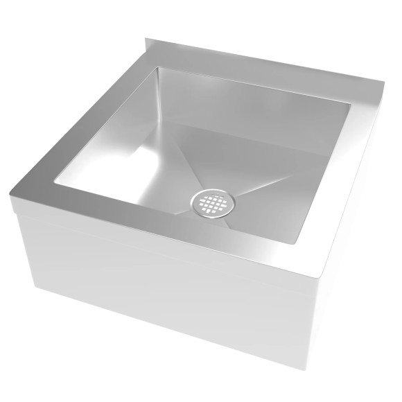 16-Gauge Stainless Steel One Compartment Floor Mop Sink