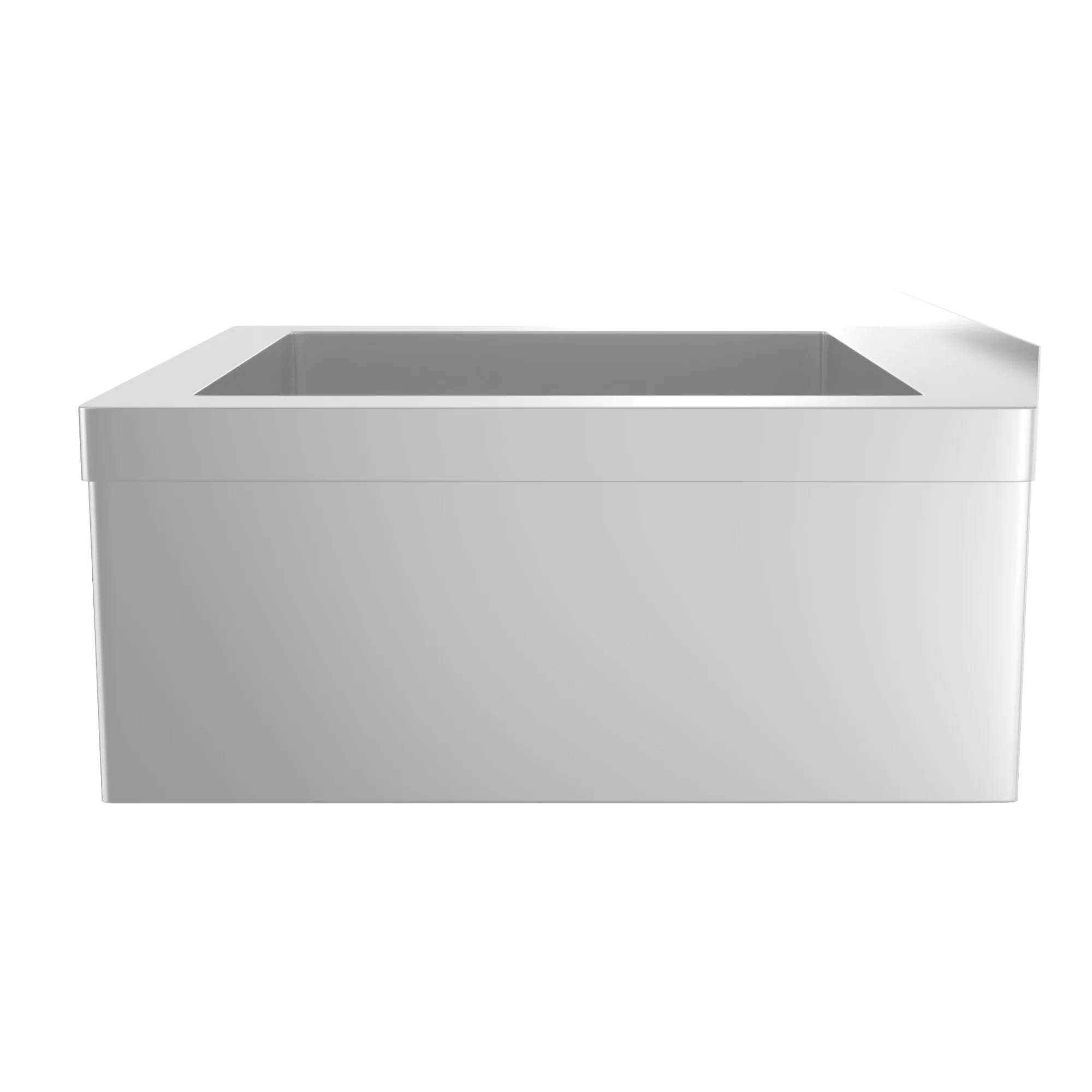 commercial white mop sink