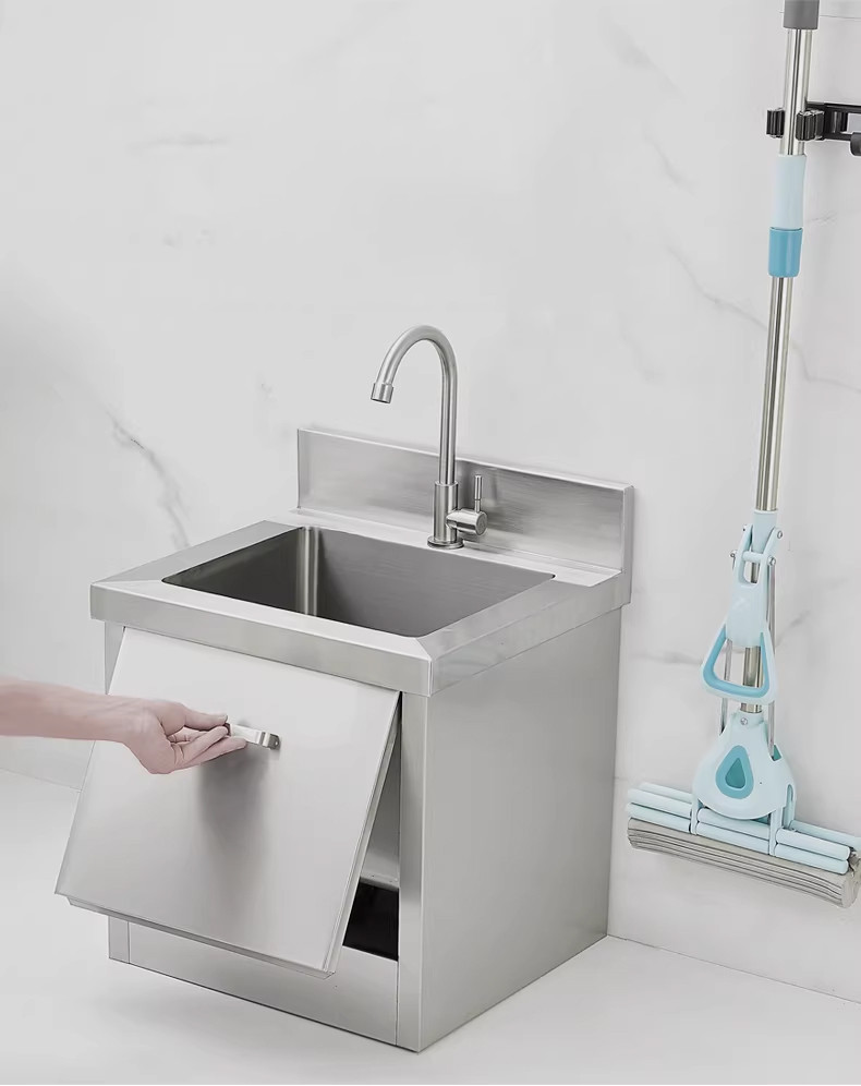 stainless steel mop sink commercial