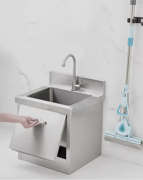 304 Stainless Steel Mop Pool - Hospital & Workshop Cleaning