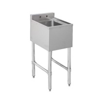 Commercial Bar Sink Stainless Steel Single-Compartment Underbar Sink
