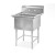 SUS304 Stainless Steel Laundry Sinks Freestanding