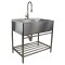Free Standing Stainless Steel Laundry Sink With Legs & Modern Utility Sinks
