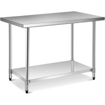 Stainless Steel Work Table Heavy Duty Commercial Food Prep Work Table