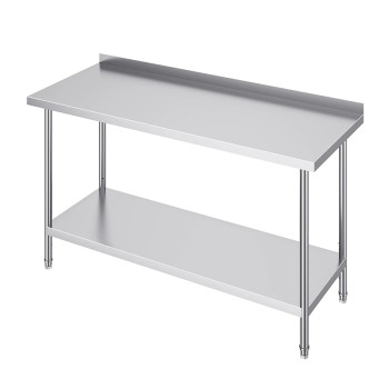 Stainless Steel Work Bench Commercial Worktables , Ideal for Commercial Kitchens, Restaurants