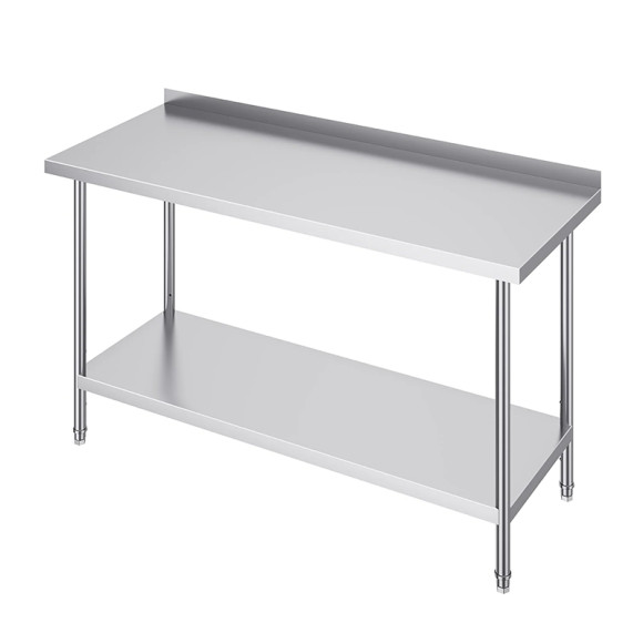 Stainless Steel Work Table Commercial Worktables , Ideal for Commercial Kitchens, Restaurants