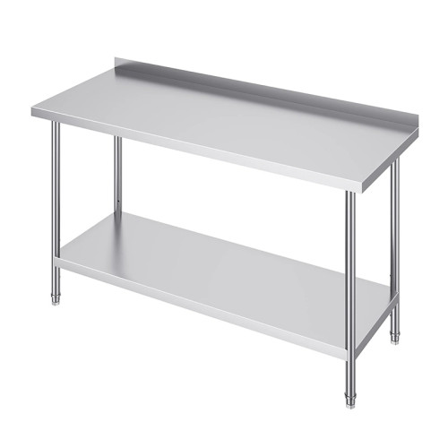 Stainless Steel Work Bench Commercial Worktables , Ideal for Commercial Kitchens, Restaurants