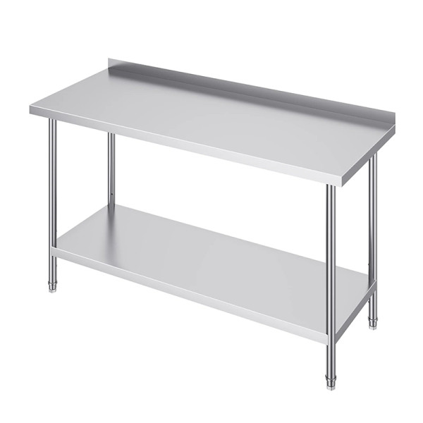 Stainless Steel Work Bench Commercial Worktables , Ideal for Commercial Kitchens, Restaurants