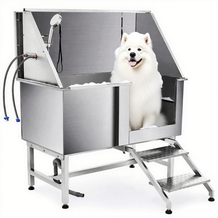 Stainless Steel Pet Dog Grooming Bath Tub Professional Cat Wash Shower