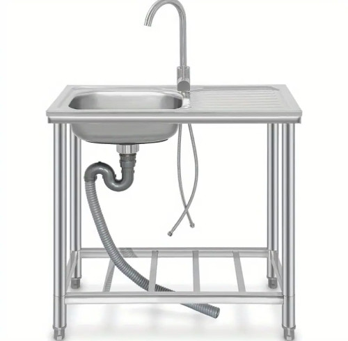 SUS304 Stainless Steel Garden Sinks Suitable for Outdoor Gardens