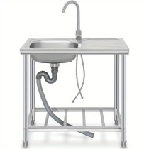 SUS304 Stainless Steel Garden Sinks Suitable for Outdoor Gardens