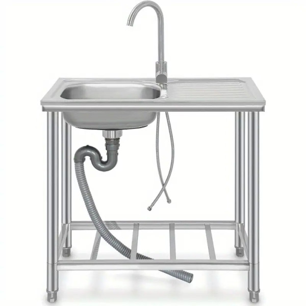 SUS304 Stainless Steel Garden Sinks Suitable for Outdoor Gardens