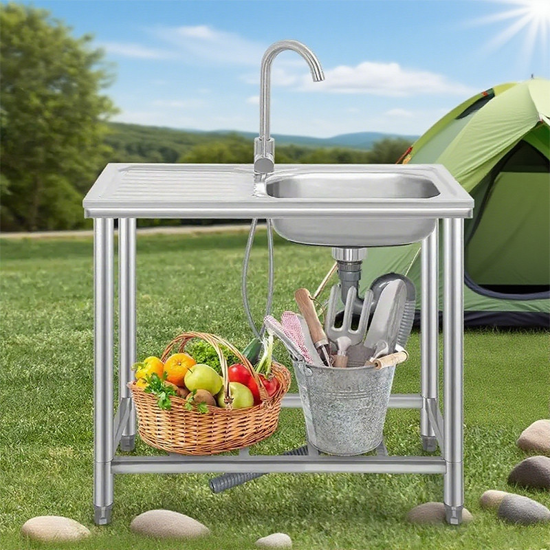 stainless steel garden sink