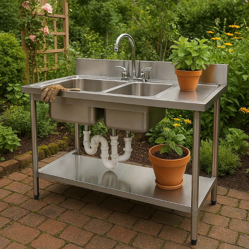 Stainless Steel Garden Sink