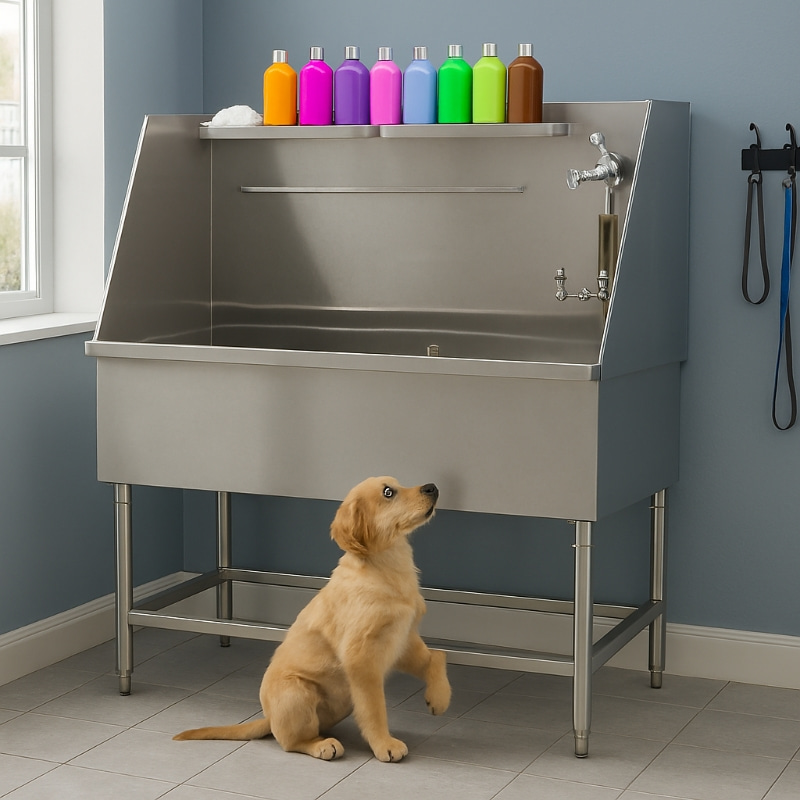 Pet Grooming Washing Sink