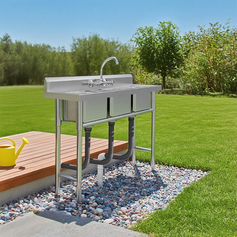 stainless steel garden sink