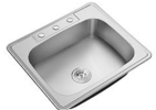 OS106C-6 Topmount Single Bowl Sink