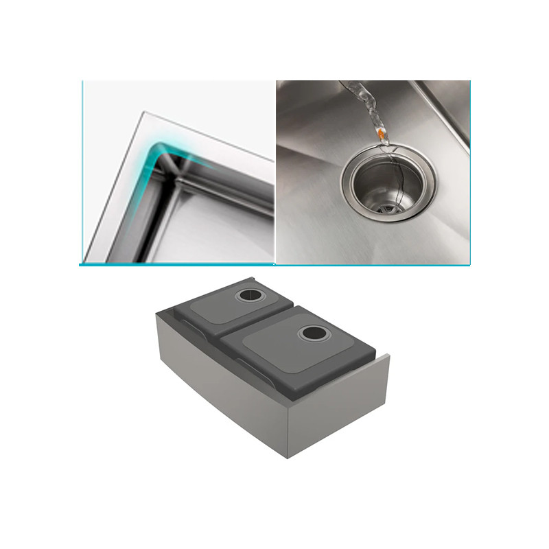 best stainless steel farmhouse sink