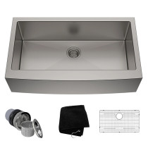 Apron Single Bowl Stainless Steel Farmhouse Kitchen Sink