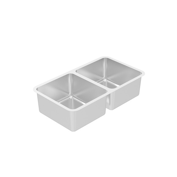 304 Stainless Steel Double Bowl Undermount Workstation Kitchen Sinks