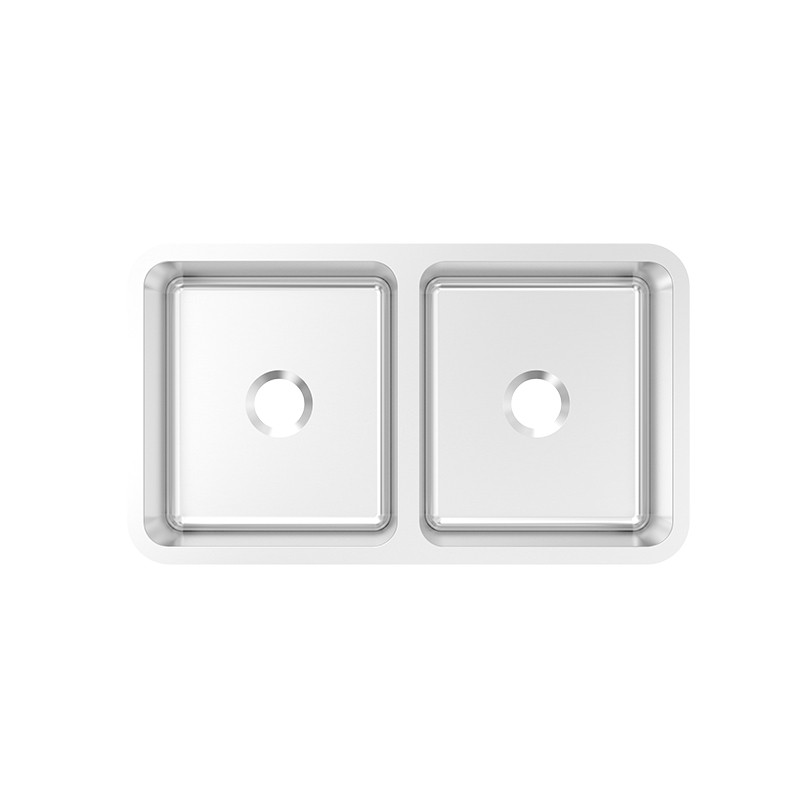 stainless steel double sink undermount