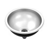 Stainless Steel Drop-in Topmount Sinks Round Bowl Bathroom Sinks