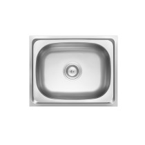 SS 304 Stainless Single Bowl Kitchen Sink Suitable for Home Kitchens
