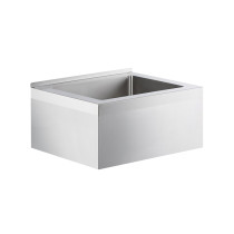 Commercial Grade Stainless Steel Floor Mop Sink and Basin