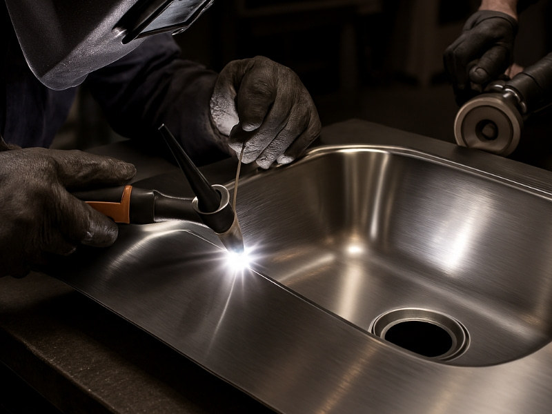 Custom Stainless Steel Sink Fabrication