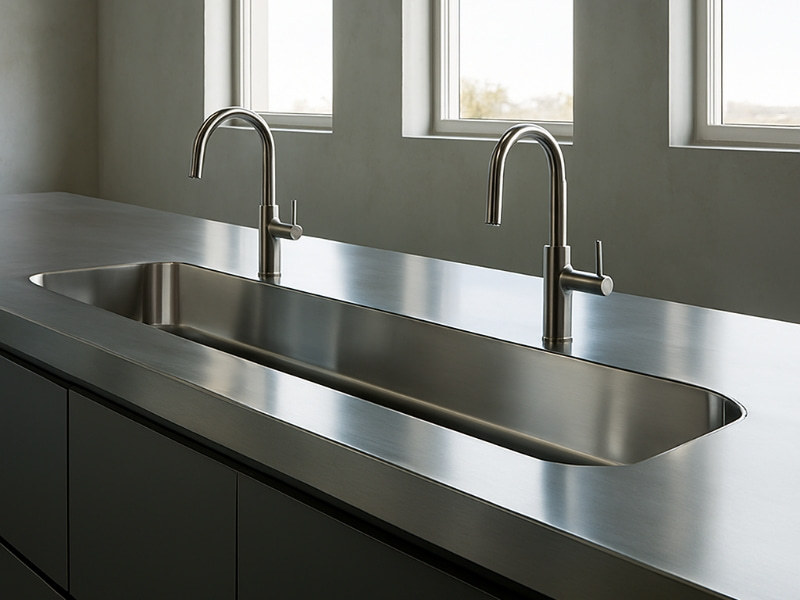 Custom Stainless Steel Trough Sink