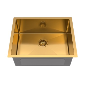 Single Bowl Sink Handmade Stainless Steel Durable and Scratch Resistant Kitchen Sink