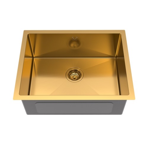 Single Bowl Sink Handmade Stainless Steel Durable and Scratch Resistant Kitchen Sink