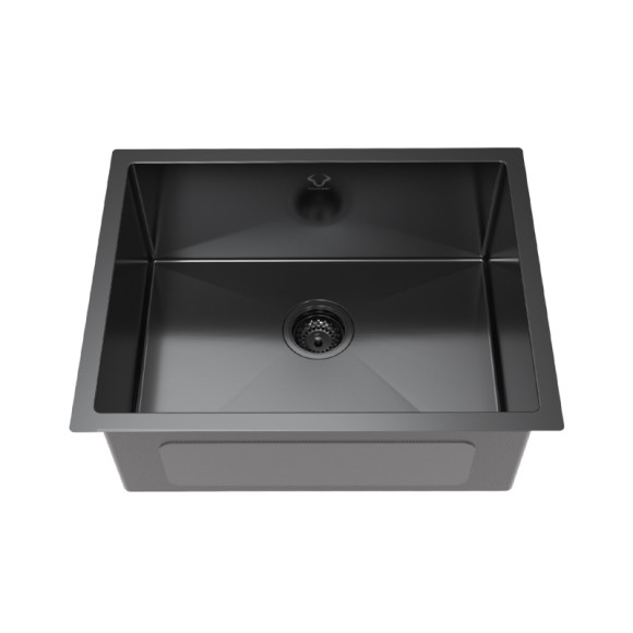 Black Kitchen Sink | Durable Easy Clean/Top Mount Workstation Sink, Farmhouse Workstation Sink with Multiple Accessories (23"X18"X9")