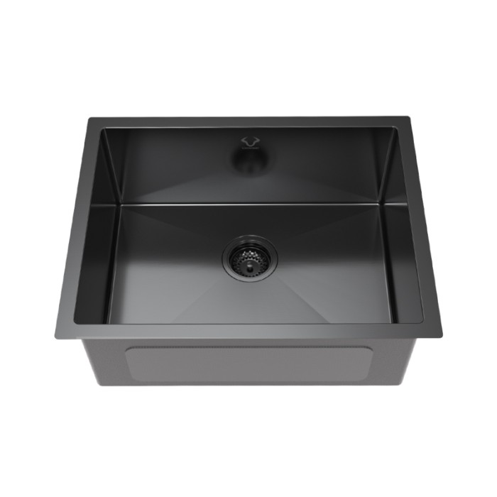 Black Kitchen Sink | Durable Easy Clean/Top Mount Workstation Sink, Farmhouse Workstation Sink with Multiple Accessories (23"X18"X9")