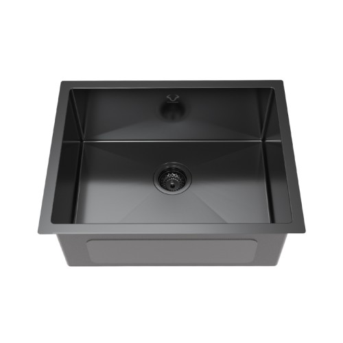 Black Kitchen Sink | Durable Easy Clean/Top Mount Workstation Sink, Farmhouse Workstation Sink with Multiple Accessories (23"X18"X9")