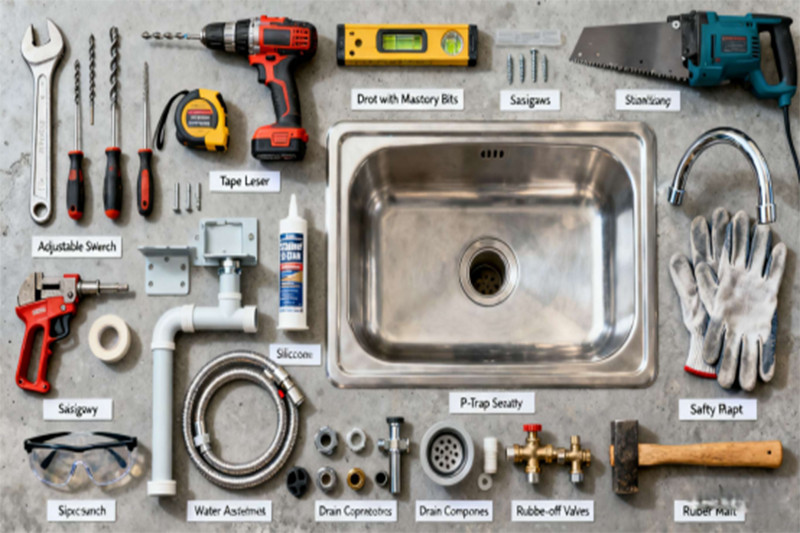 sink installation tool