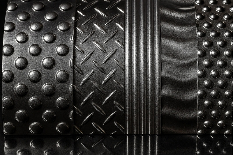 Lentil, Diamond, T-bar, Water-wave, Pearl—five textures that cover 90 % of global demand