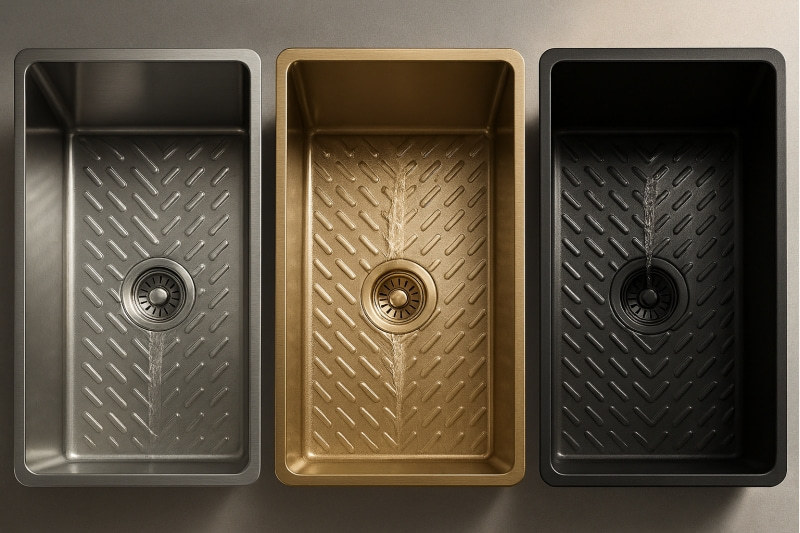 One bowl, three finishes—cover entry, mid and high-end markets