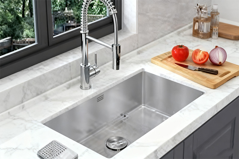 stainless steel sink