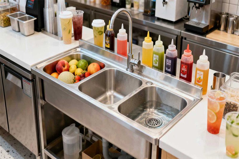 commercial kitchen sinks