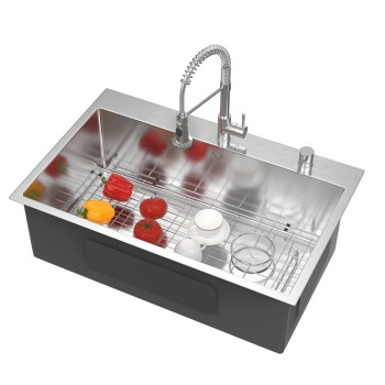 Stainless Steel Kitchen Sinks Undermount Handmade from 304 Stainless Steel Material