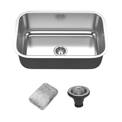 SUS 304 Single Bowl Stainless Steel Kitchen Sink