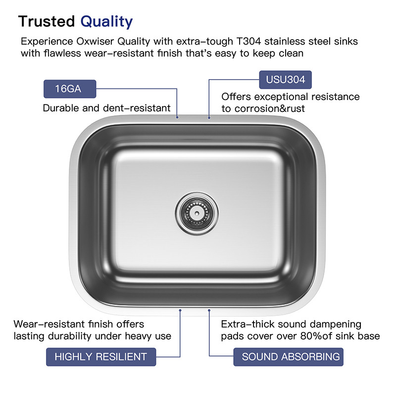 stainless steel kitchen sinks